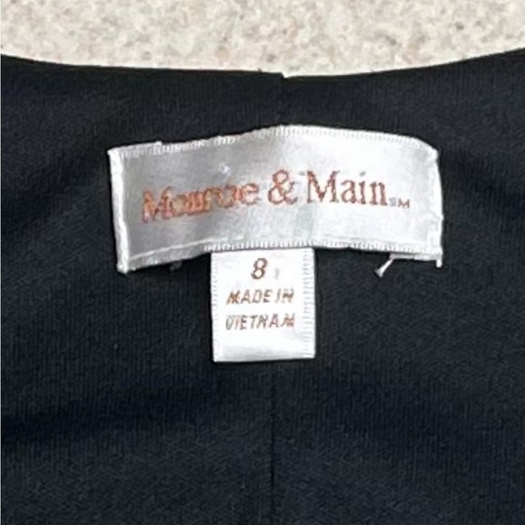 Monroe & Main Dress Zig Zag Long Sleeve Maxi Length Size 8 - Picture 3 of 13